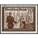 Commemorative stamp series  - Germany / Deutsches Reich 1939 - 10 Reichspfennig