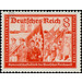 Commemorative stamp series  - Germany / Deutsches Reich 1939 - 8 Reichspfennig