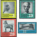 Commemorative stamp series  - Germany / German Democratic Republic 1959 Set