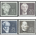 Commemorative stamp series  - Germany / German Democratic Republic 1969 Set