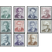 Commemorative stamp series  - Germany / German Democratic Republic 1974 Set