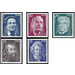 Commemorative stamp series  - Germany / German Democratic Republic 1975 Set