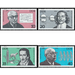 Commemorative stamp series  - Germany / German Democratic Republic 1977 Set