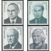 Commemorative stamp series  - Germany / German Democratic Republic 1987 Set