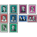 Commemorative stamp series - Germany / German Democratic Republic Series