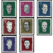 Commemorative stamp series - Germany / German Democratic Republic Series