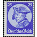 Commemorative stamp set  - Germany / Deutsches Reich 1933 - 25 Reichspfennig