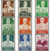 Commemorative stamp set  - Germany / Deutsches Reich 1934 Set