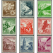 Commemorative stamp set  - Germany / Deutsches Reich 1938 Set