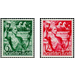 Commemorative stamp set  - Germany / Deutsches Reich 1938 Set