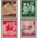 Commemorative stamp set  - Germany / Deutsches Reich 1944 Set