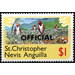 Cotton pickers, overprint &quot;OFFICIAL&quot; - Caribbean / Saint Kitts and Nevis 1980 - 1