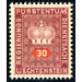 Crown with numeral  - Liechtenstein 1950 - 30 Rappen