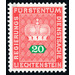 Crown with numeral  - Liechtenstein 1968 - 20 Rappen