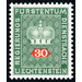 Crown with numeral  - Liechtenstein 1968 - 30 Rappen