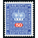 Crown with numeral  - Liechtenstein 1968 - 50 Rappen