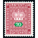 Crown with numeral  - Liechtenstein 1968 - 70 Rappen