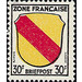 Definitive series: Coat of arms of the countries of the French zone and German poets  - Germany / Western occupation zones / General 1945 - 30 Pfennig