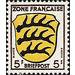 Definitive series: Coat of arms of the countries of the French zone and German poets  - Germany / Western occupation zones / General 1946 - 5 Pfennig