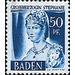 Definitive series: personalities and views from Baden (II)  - Germany / Western occupation zones / Baden 1948 - 50 Pfennig