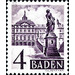 Definitive series: personalities and views from Baden (III)  - Germany / Western occupation zones / Baden 1948 - 4 Pfennig