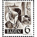 Definitive series: personalities and views from Baden (III)  - Germany / Western occupation zones / Baden 1948 - 6 Pfennig
