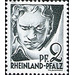 Definitive series: Personalities and views from Rhineland-Palatinate  - Germany / Western occupation zones / Rheinland-Pfalz 1947 - 2 Pfennig