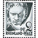 Definitive series: Personalities and views from Rhineland-Palatinate  - Germany / Western occupation zones / Rheinland-Pfalz 1947 - 2 Pfennig