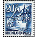 Definitive series: Personalities and views from Rhineland-Palatinate  - Germany / Western occupation zones / Rheinland-Pfalz 1947 - 20 Pfennig