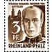 Definitive series: Personalities and views from Rhineland-Palatinate  - Germany / Western occupation zones / Rheinland-Pfalz 1947 - 3 Pfennig