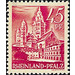 Definitive series: Personalities and views from Rhineland-Palatinate  - Germany / Western occupation zones / Rheinland-Pfalz 1947 - 45 Pfennig