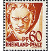 Definitive series: Personalities and views from Rhineland-Palatinate  - Germany / Western occupation zones / Rheinland-Pfalz 1947 - 60 Pfennig