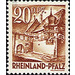 Definitive series: Personalities and views from Rhineland-Palatinate  - Germany / Western occupation zones / Rheinland-Pfalz 1948 - 20 Pfennig