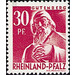 Definitive series: Personalities and views from Rhineland-Palatinate  - Germany / Western occupation zones / Rheinland-Pfalz 1948 - 30 Pfennig