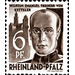 Definitive series: Personalities and views from Rhineland-Palatinate  - Germany / Western occupation zones / Rheinland-Pfalz 1948 - 6 Pfennig