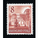 Definitive series: Personalities and views from Rhineland-Palatinate  - Germany / Western occupation zones / Rheinland-Pfalz 1949 - 8 Pfennig