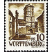 Definitive series: Personalities and views from Württemberg-Hohenzollern  - Germany / Western occupation zones / Württemberg-Hohenzollern 1948 - 10 Pfennig