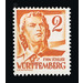 Definitive series: Personalities and views from Württemberg-Hohenzollern  - Germany / Western occupation zones / Württemberg-Hohenzollern 1948 - 2 Pfennig