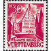 Definitive series: Personalities and views from Württemberg-Hohenzollern  - Germany / Western occupation zones / Württemberg-Hohenzollern 1948 - 30 Pfennig