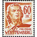 Definitive series: Personalities and views from Württemberg-Hohenzollern  - Germany / Western occupation zones / Württemberg-Hohenzollern 1948 - 60 Pfennig