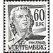 Definitive series: Personalities and views from Württemberg-Hohenzollern  - Germany / Western occupation zones / Württemberg-Hohenzollern 1948 - 60 Pfennig