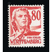 Definitive series: Personalities and views from Württemberg-Hohenzollern  - Germany / Western occupation zones / Württemberg-Hohenzollern 1949 - 80 Pfennig