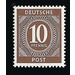 Definitive stamp series Allied cast - joint edition  - Germany / Western occupation zones / American zone 1946 - 10 Pfennig