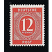 Definitive stamp series Allied cast - joint edition  - Germany / Western occupation zones / American zone 1946 - 12 Pfennig