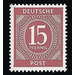 Definitive stamp series Allied cast - joint edition  - Germany / Western occupation zones / American zone 1946 - 15 Pfennig