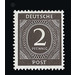 Definitive stamp series Allied cast - joint edition  - Germany / Western occupation zones / American zone 1946 - 2 Pfennig