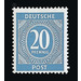 Definitive stamp series Allied cast - joint edition  - Germany / Western occupation zones / American zone 1946 - 20 Pfennig