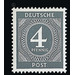 Definitive stamp series Allied cast - joint edition  - Germany / Western occupation zones / American zone 1946 - 4 Pfennig
