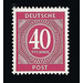 Definitive stamp series Allied cast - joint edition  - Germany / Western occupation zones / American zone 1946 - 40 Pfennig