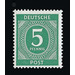 Definitive stamp series Allied cast - joint edition  - Germany / Western occupation zones / American zone 1946 - 5 Pfennig